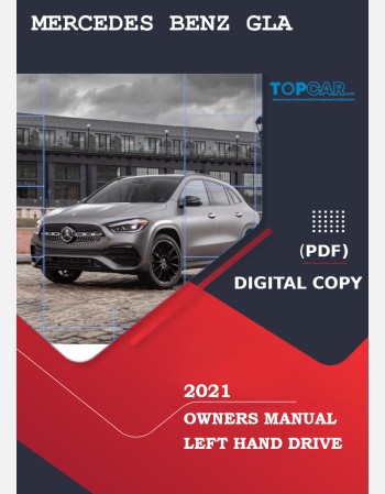 mercedes benz gla 2021 owners manual